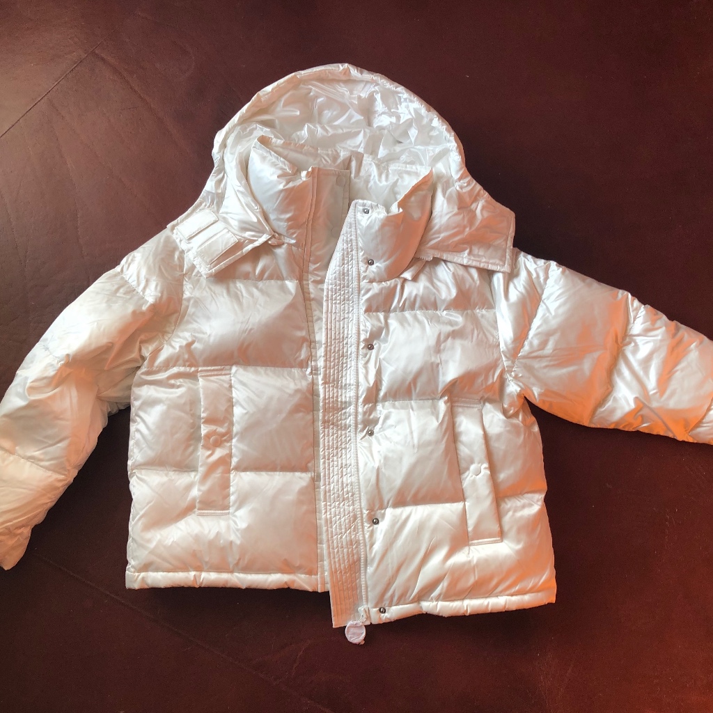 Fashion White Puffer Coat - Authentic With Tag